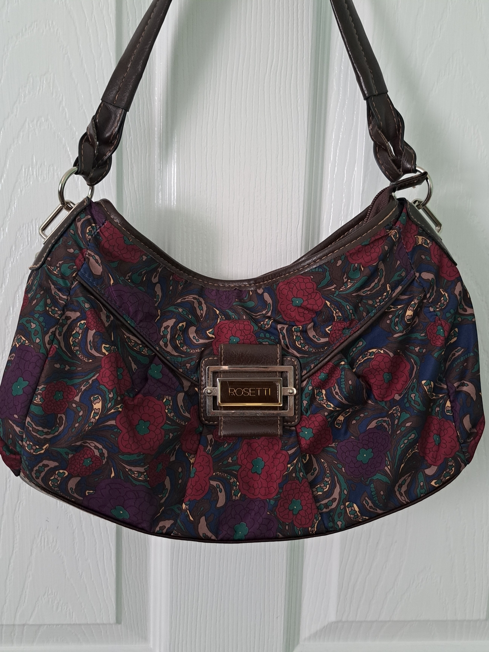 Rosetti Floral Hobo Shoulder Bag